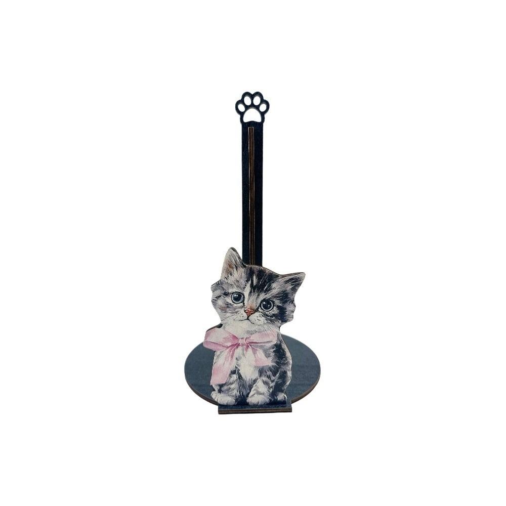 Adorable Tissue Holder Bow Roll Paper Standing Rack Desktop Decoration Kitchen Towel Rack Bathroom