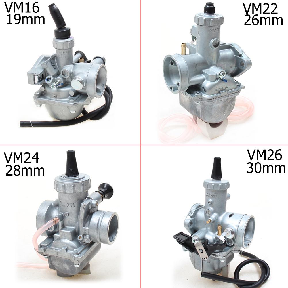 High Performance Mikuni VM16 22 24 26 Carburetor 19mm 26mm 28mm 30mm Carb For 110cc to 250cc Dirt Pit Bike ATV Quad Motorcycle