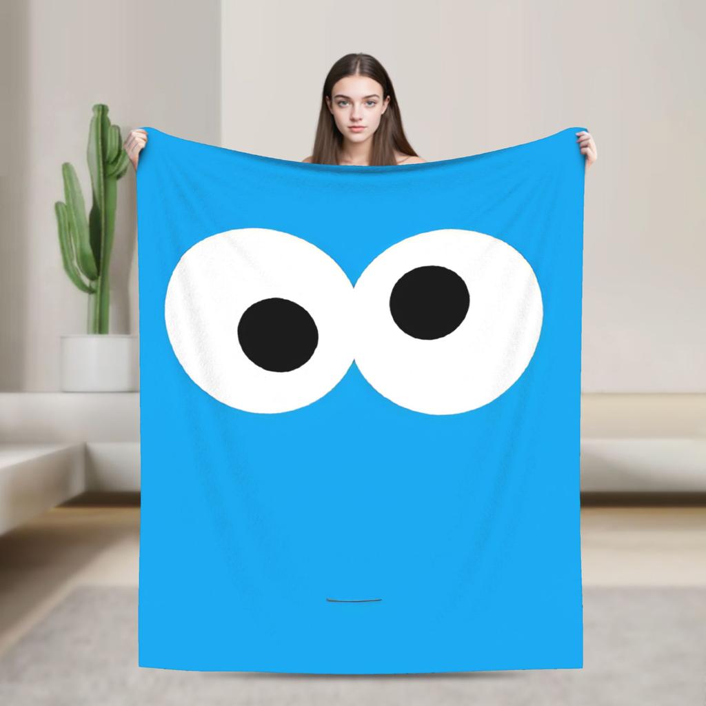 Christmas Present Pattern Blanket S-Sesames Streets Warm Soft Plush Throw Blanket For Couch Sofa Bed Flannel Bedspread Bed Cover
