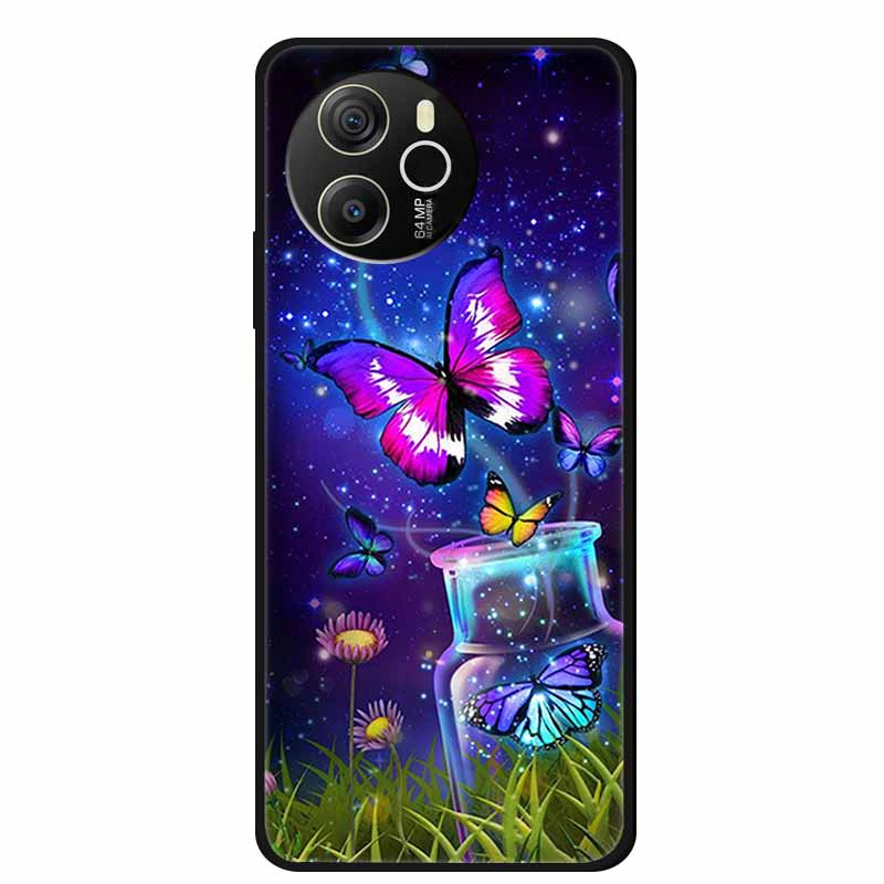 For Blackview Shark 8 Case Shark8 Black Silicone Soft Back Cover Case For Blackview Shark 8 Phone Case Cover 6.78" Coque Funda