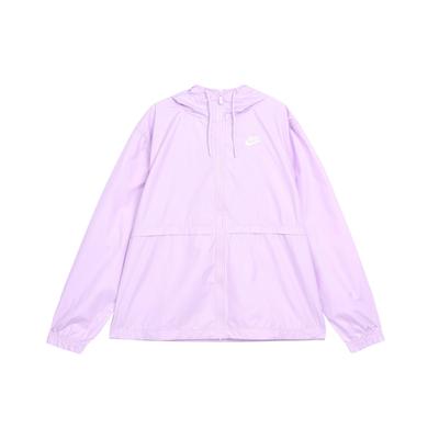 Спортивная одежда Essentials Repel Регулируемая талия Тканая куртка Женская куртка Mist-Purple DM6180-511