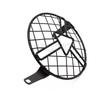 New Headlight Protector Cover Metal Retro Motorcycle HeadLamp Mesh Grille Lampshade Fit For Universal  Harley Triumph Honda