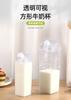 500ml/1000ml Milk Carton Water Bottle Transparent Plastic Portable Clear Box For Juice Tea Milk Bottles Drinking Cup