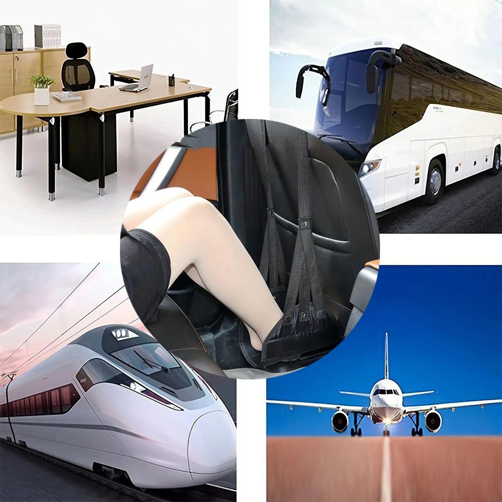 YJRUNFU Удобная подставка для ног в самолете, Удобный ночной органайзер, Зарубежный стол для путешествий, Популярный для стола, Портативная подставка для ног, Подставка для ног, Отдых, Путешествия, Предмет,