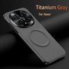 Роскошная кожа с текстурой кевлара для магнитного чехла Magsafe для Honor X70 X60 X60Pro X50 X9D X9C X7C Защитная крышка с защитой от царапин для объектива