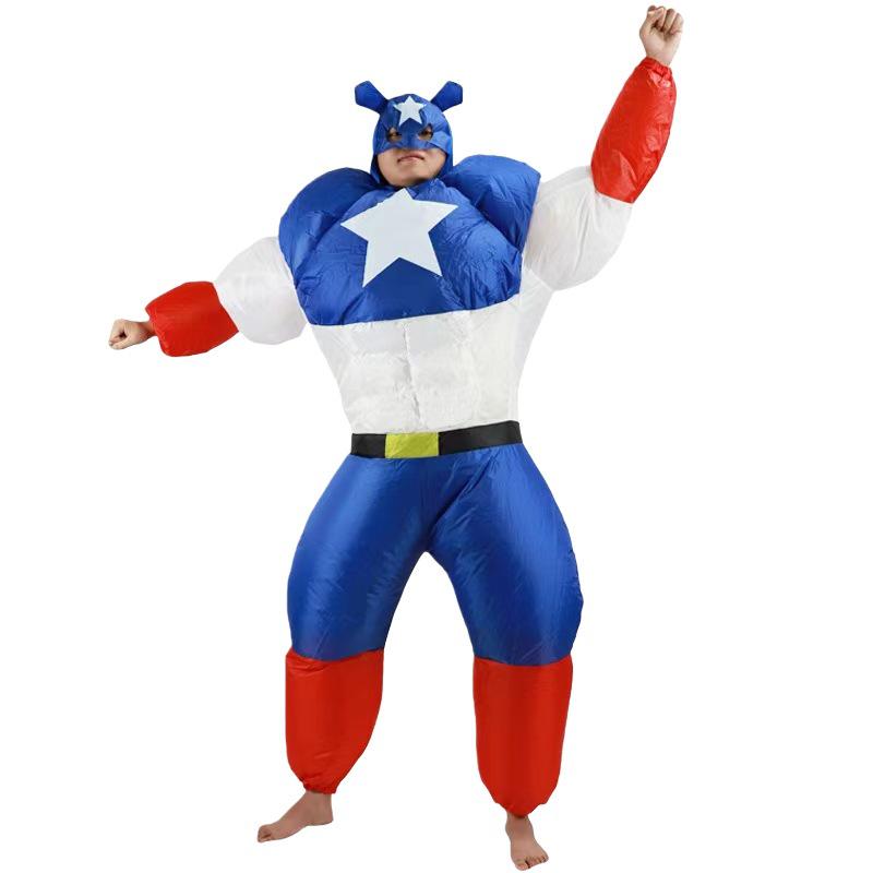 Надувной костюм толстого повара для трансграничной рождественской вечеринки