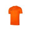 T-Shirt Solid Color Logo Round Neck Short Sleeve Kids Tops Safety-Orange BV6741-819