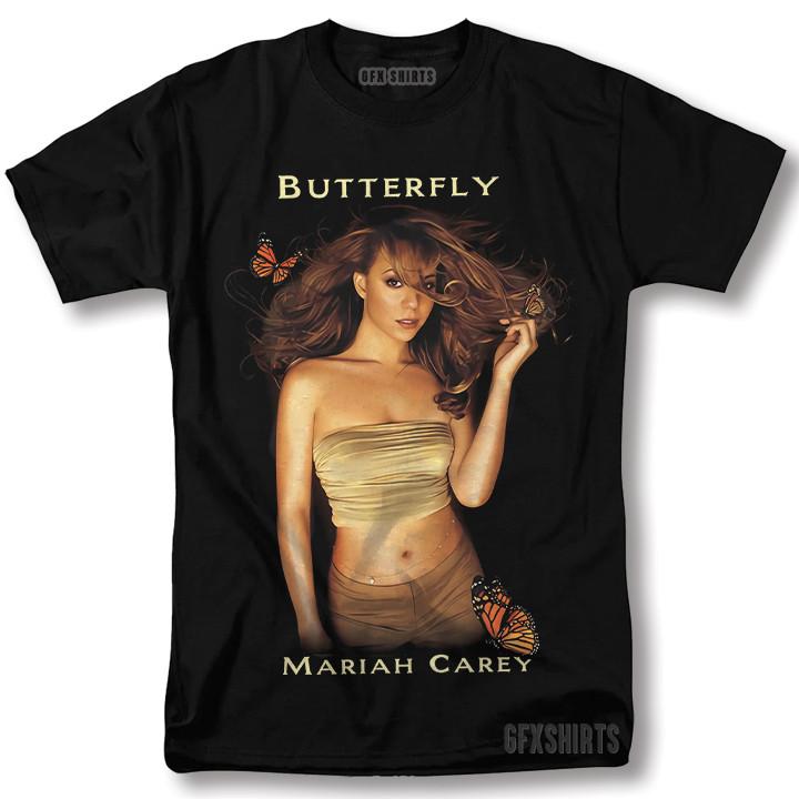Mariah Carey Shirt Concert Tour Promo Merch Tee Vntg Graphic Design T-shirt