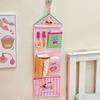 Cute Dormitory Storage Hanging Bag Multi-layer Cartoon Hanging Bag Wall Mounted Storage Bag  Closet