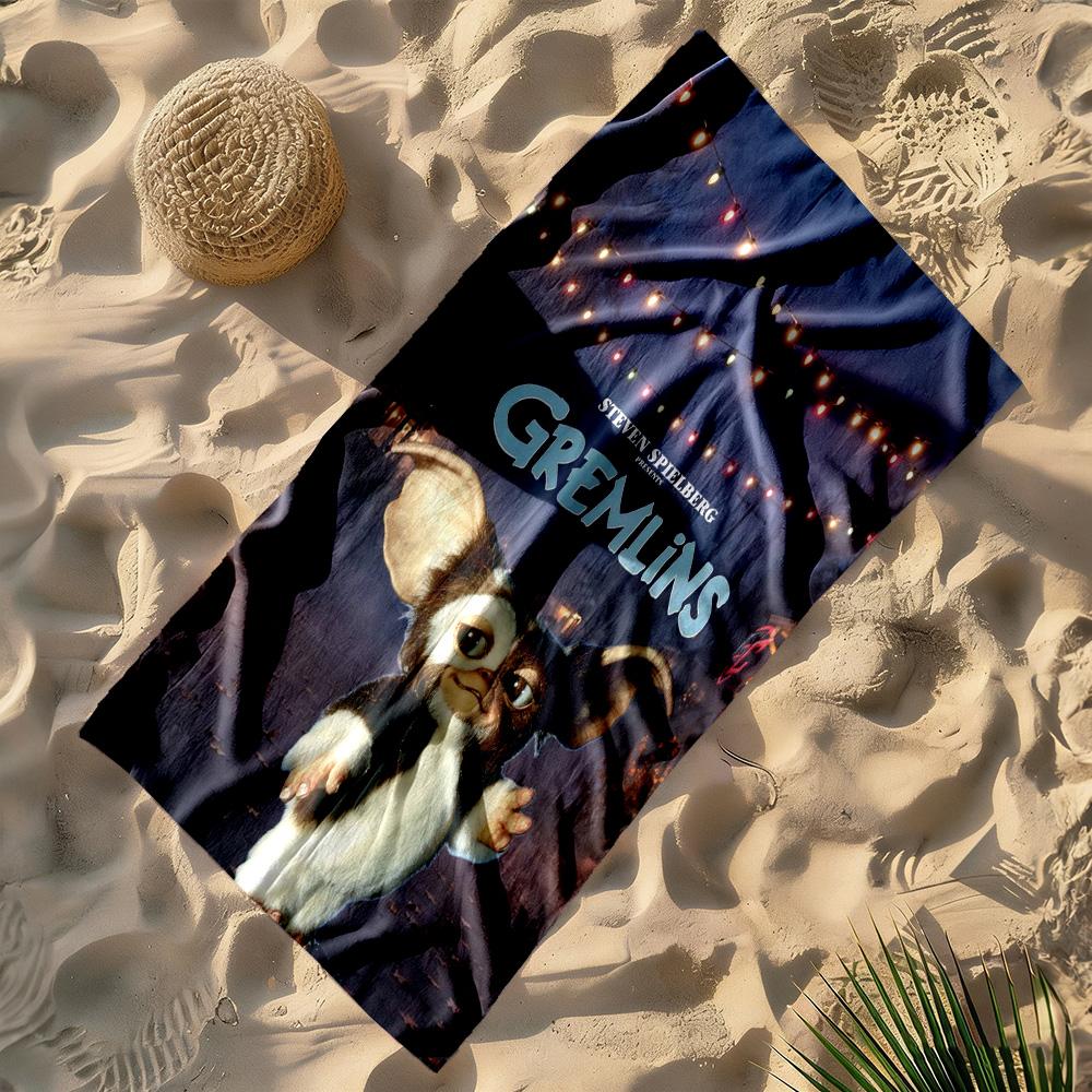 Gremlins Beach Towel Super Soft & Absorbent Comfortable Lightweight Portable for Swimming,Beach,Camping, Travel, Beach Accessories,Gym