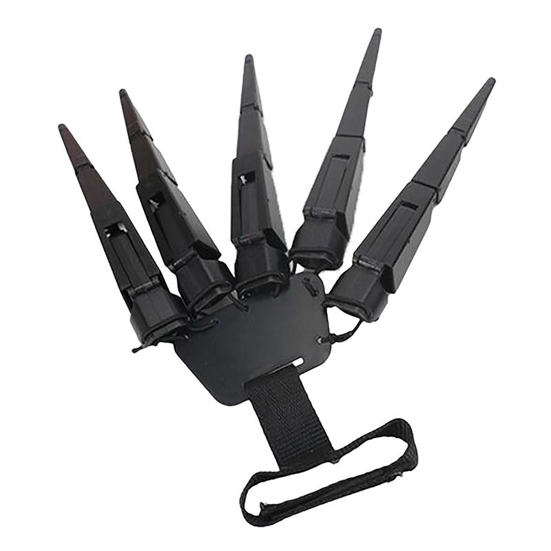 1 шт./пара, шарнирные пальцы на Хэллоуин, страшные поддельные пальцы, скелет, рука, косплей, перчатки на палец, ужас, призрак, коготь, реквизит, декор для вечеринки