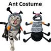 Cat Ant Hat Simulation Ant Costume Ant Shaped Warm Pet Ant Headgear Comfortable with Cap Cat Cosplay Clothes Theme Parties