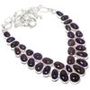 Amethyst Gemstone Handmade 925 Silver Jewelry Necklace 18" JCN484-209
