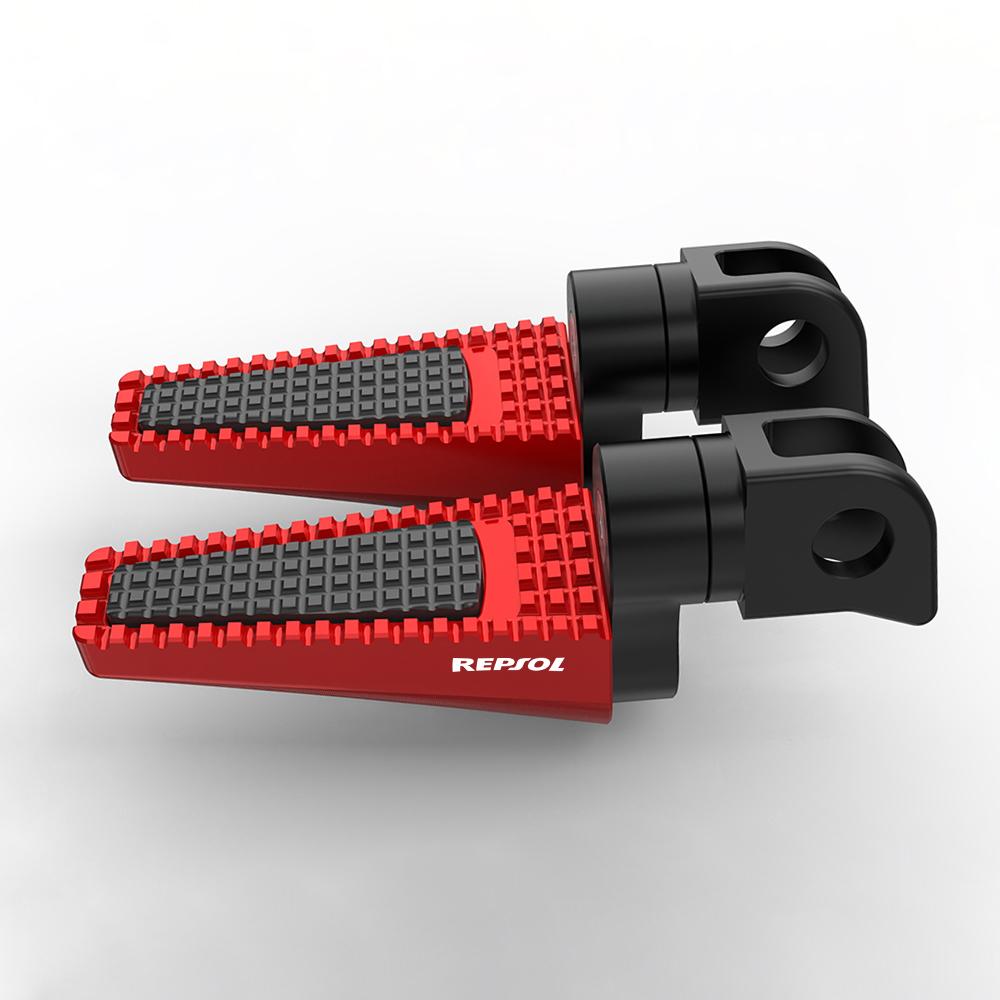 Motorcycle Front Footrest Foot Pegs Adjustable FootPegs Pedals Fit For CBR600F CBR1000F CBR1000R Fireblade 30th Anniversary
