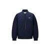 Reebok Solid Color Casual Versatile Jacket Unisex Jacket Navy-Blue 24FRE201UGN1