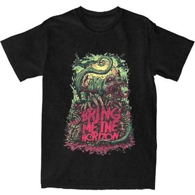 BMTH Bring Me The Horizons Футболка Bring Bloody Roots Хип-хоп Футболки С коротким рукавом Топы Чистый хлопок Круглый вырез Большой размер 5XL Футболки