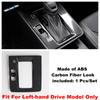 ABS Carbon Fiber Look center gear front water cup holder storage box Cover Trim For Toyota Corolla Cross 2026 2027 Accessories