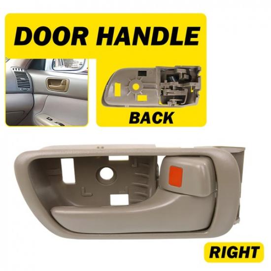 For 2002 2003 2004-2006 Toyota Camry Door ide Handle Beige Front/Rear RH 1pc