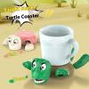 1pcs 3d Printed Coaster Turtle Cup Pad Tea Coffee Mug Drinks Holder Tableware Decorative Ornament Home Decor