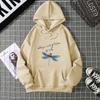 Dragonfly print Hooded Sweatshirts for Spring and Autumn 6813