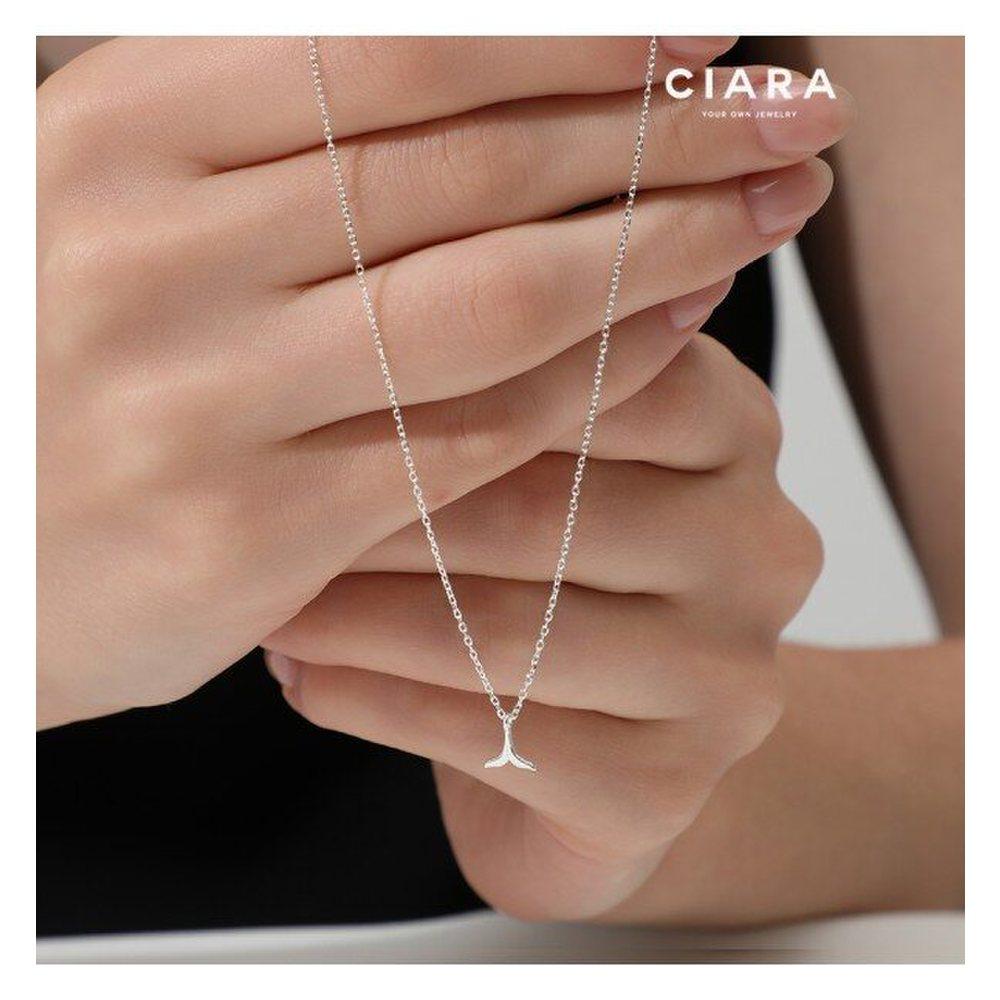 Ciara 92.5 Silver Cuneo Coda Di Delfino Necklace