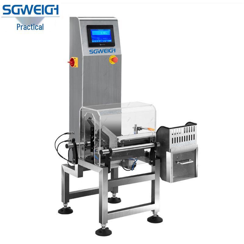 Многофункциональный контрольный весовой дозатор косметики и туалетных принадлежностей с автоматическим отбраковщиком зубной пасты