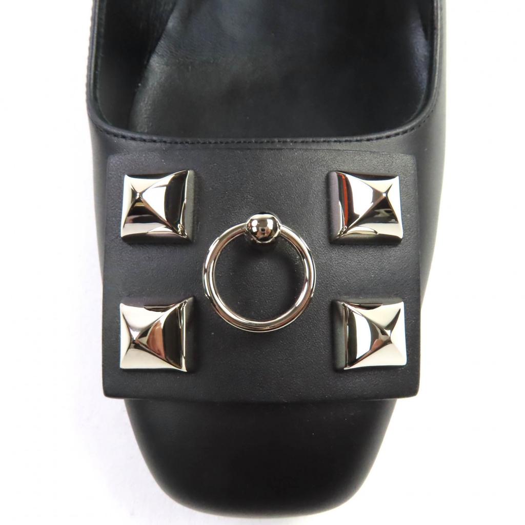 Отличные туфли HERMES черная кожа Женские 37 Б/у