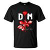 2025 Depeche Mode Rock Short Sleeve Rose Men's and Women's T-shirts Punk American Hip Hop Cotton Tshirts High Quality T-shirt