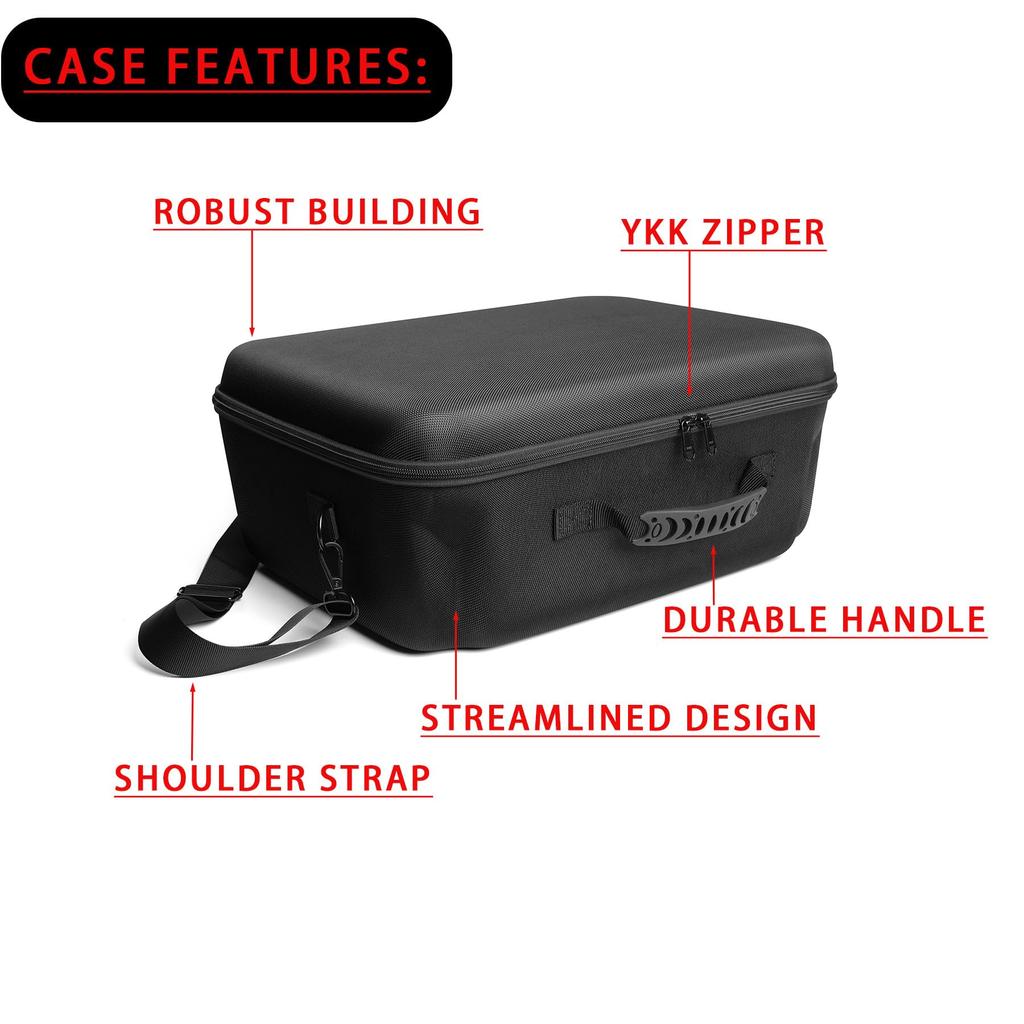 Case for PS5/PS5 Slim/PS5 Pro. Black. PS5 Case, PS5 Case.