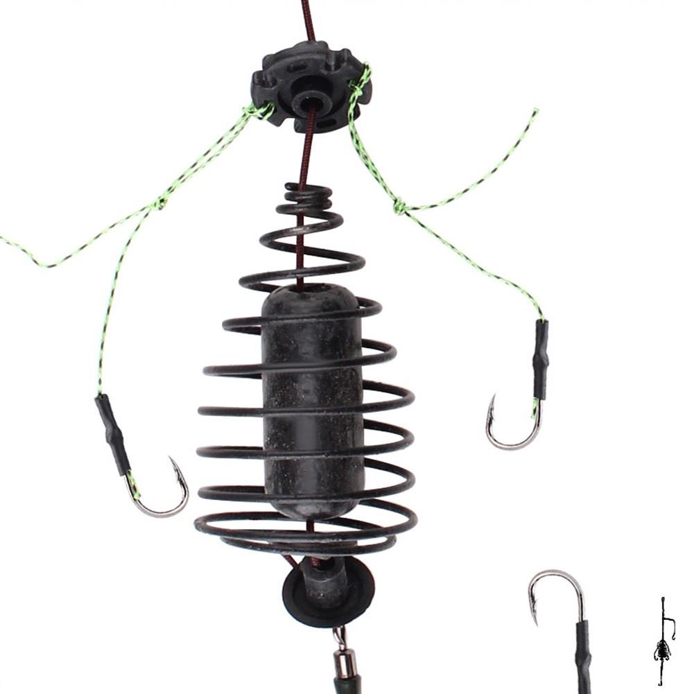 Наживка для ловли карпа, клетка, групповая кормушка, грузило, крючок, корзина для рыболовной наживки