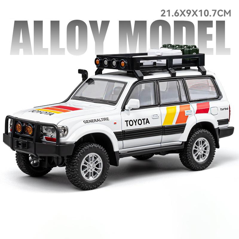 1:24 Toyota Land Cruiser LC80 FJ LC250 Tacoma Tundra Внедорожник SUV Металлический Литой Модель Автомобиля Домашние Модные Украшения Коллекция
