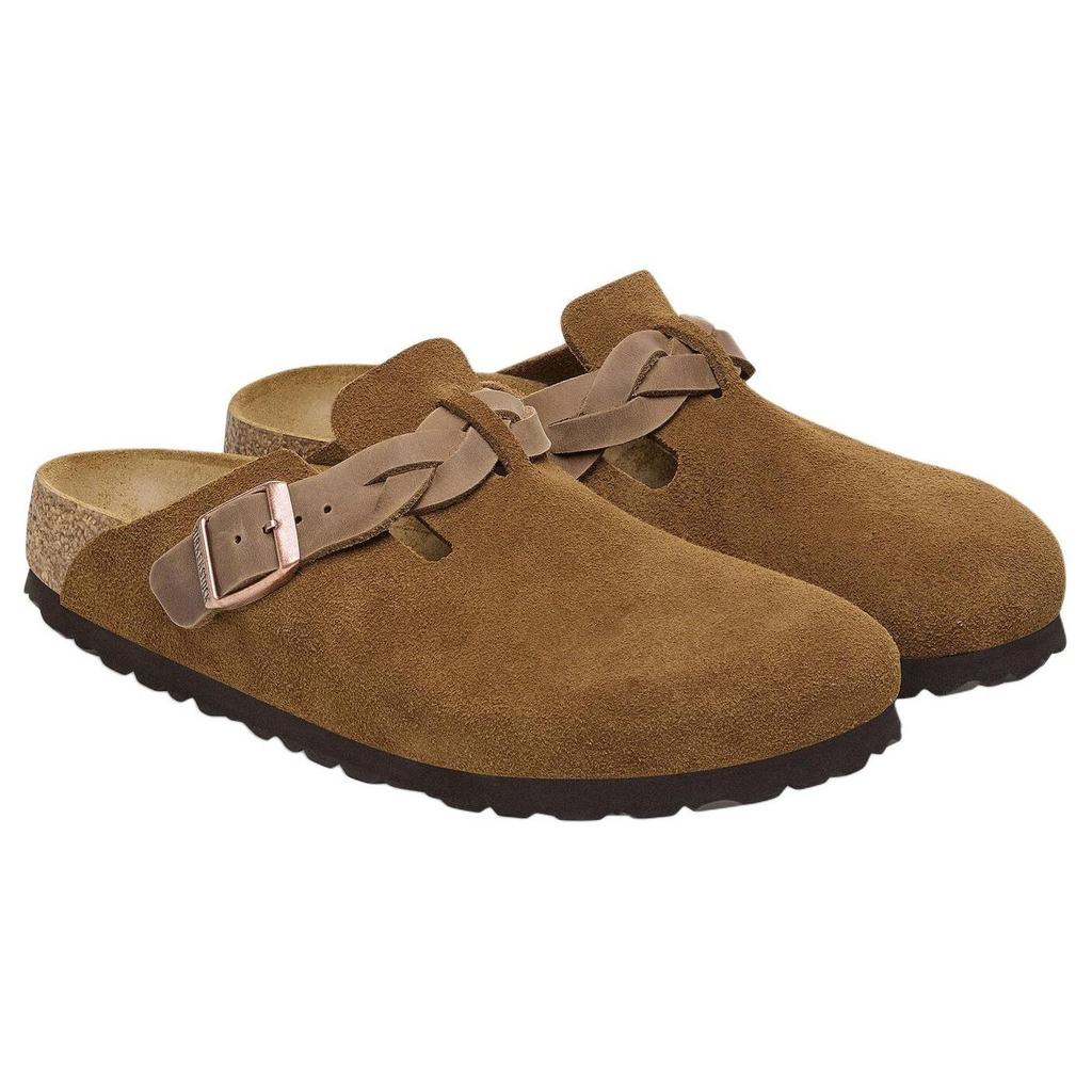 Бостон Birkenstock Плетеный Замша Узкий 'Норка' Женский 1026713