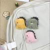 3PCS Cartoon Small Dinosaur Plush Toys Brooch Accessories Socks Children Hat Hairpin DIY Cute Decorative 6Cm Approx