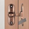 NEW Home Security Door Latch Lock Zinc Alloy Rustproof Security Lock Drill Free Anti-theft Buckle Home Accessories
