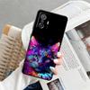 Крутой Цветной Кот Funda Чехол для Телефона для Xiaomi Mi 13 Lite 10T 12X 12 12T Pro 14 11 11T