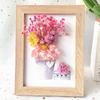 Handmade A4 Photo Frame with Dried Flowers - DIY Kit for Wall Decoration or Valentine's Day Gift