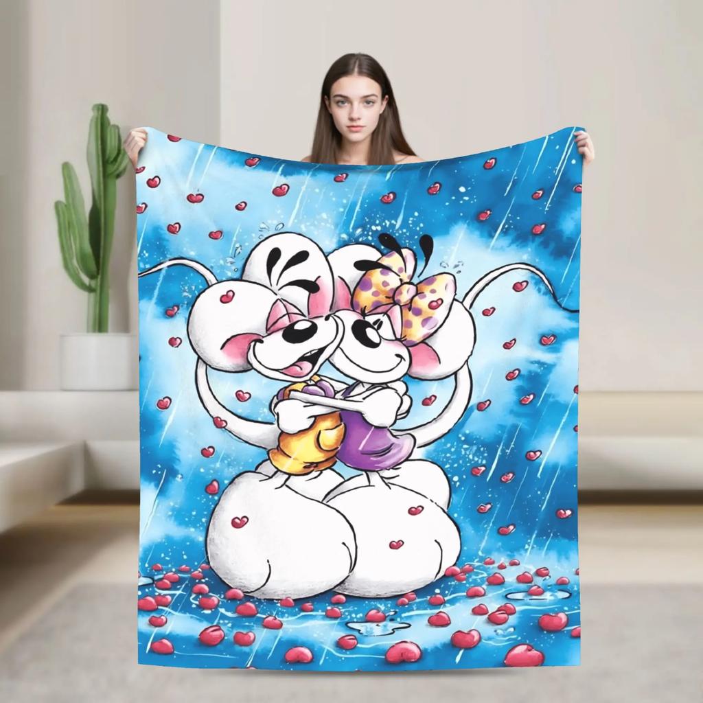 Мультяшный Diddl Красный LOVE Пледы Качественный Мягкий Плед Зимнее Путешествие Диван Кровать Удобное Покрывало