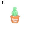 2.5-3.4cm 1/4Pcs Funny Cactus Flower Figurines Resin Cactus Miniatures Micro Ornaments DIY Mini Sculpture Decoration Crafts