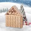 24 Day Advent Calendar Decorated Drawers Days Countdowns Decoration