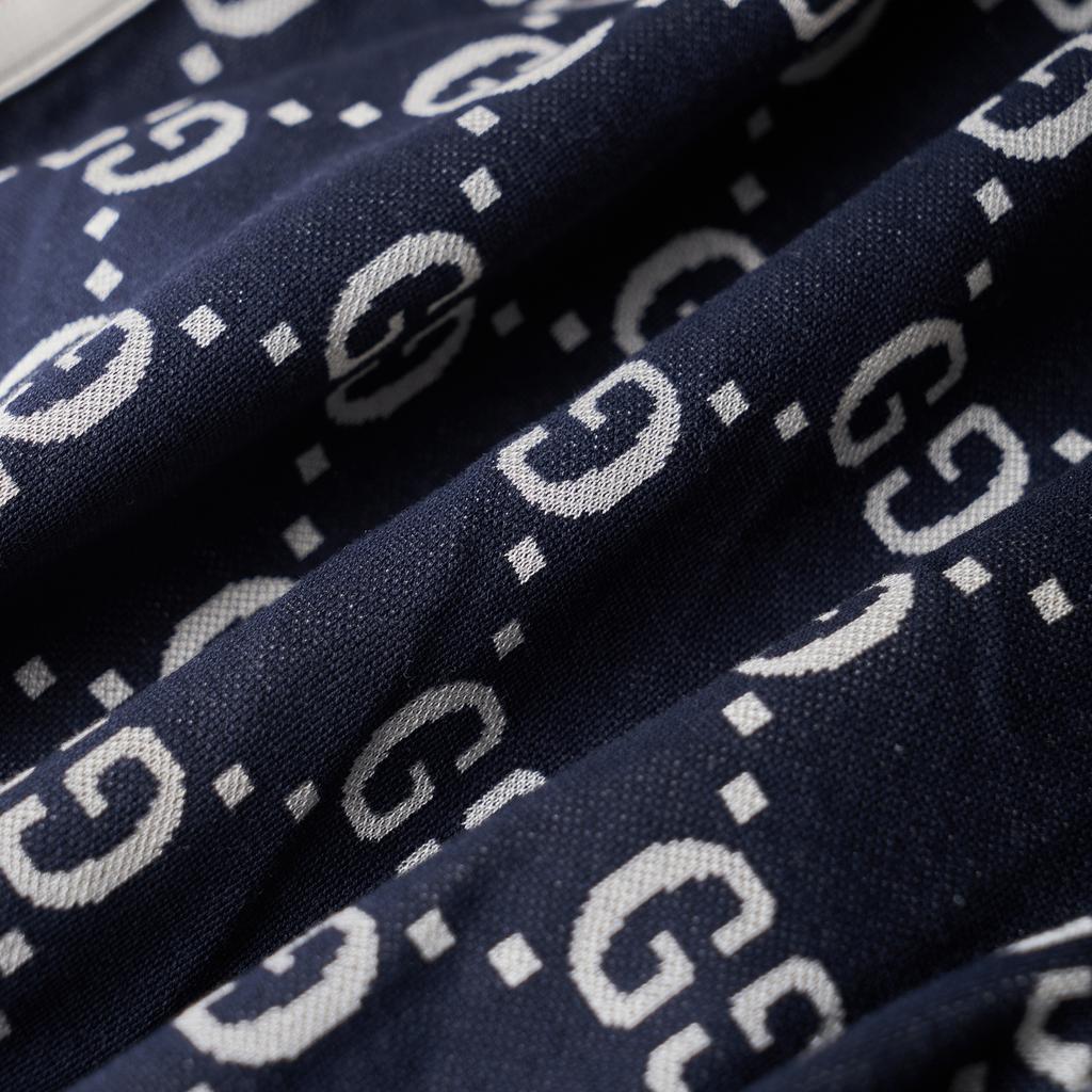 Gucci Side Contrast Striped Jacquard Shorts For Men Blue Men's 474632-X9V05-4245