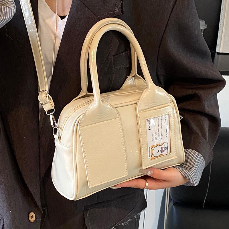 Корейская ретро-портативная сумка-подушка для женщин, новый нишевый дизайн, модная и стильная повседневная сумка через плечо на одно плечо