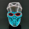 Halloween Skull Light Up Masks Scary Disguise Costumes Dexoration Cosplay Anime Killer Mask Luminous Skull Masks Skeleton Mask