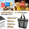 SANLIKE Insulated Lunch Bag Cooler Large Capacity Lightweight Tote Eco Large Capacity Commuting Bag, 30L, Self-Standing, Foldable, Refrigerated, Warm,