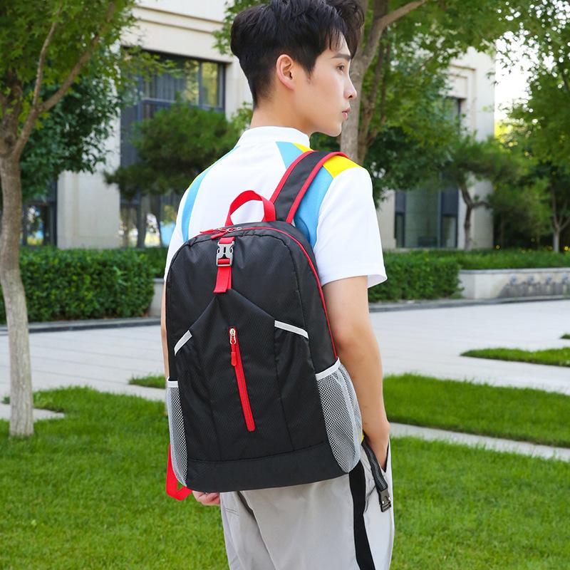 Outdoor Folding Bag Travel Leisure Ultra-light Backpack Large Capacity Cycling Bag Portable Student Bag