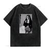 New Limited Horror Nun Godless Sexy Smoke Cross Design T Shirt S 3xl Vintage Washed Breathable Top For Everyday Wear Casual