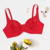 Fashion Large Size Underwear Women's Sexy Lace Gathering Bra Big Bra Explosive