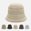 Spring and Summer Hollow Breathable Fisherman Hat Retro Mesh Cool Sun Protection Hat Casual Basin Hat