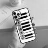 Клавиши пианино Винтажные ноты Чехол для телефона Для iPhone 17 Air 14 15 16 13 12 Чехол Для Apple Pro Max 6S Plus