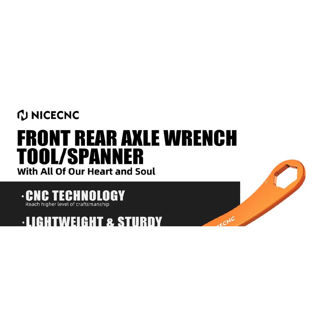 NICECNC 17-27-32mm Front Rear Wheel Axle Wrench Tool Spanner Removal For KTM 690 790 890 990 1090 1290 Adventure DUKE SUPERMOTO
