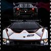1/24 Lambos Essenza SCV12 Alloy Sports Car Model Diecast Sound Super Racing Lifting Tail Hot Car Wheel for Children Gifts